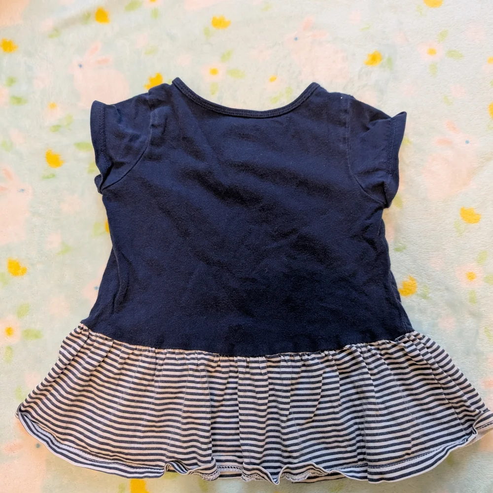 First Impressions Toddler Navy Floral Butterfly Top Leggings 18 Month Set